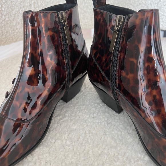 NEVER WORN- Saint Laurent Multi Color Belle 45mm Ankle Boots - Picture 8 of 8